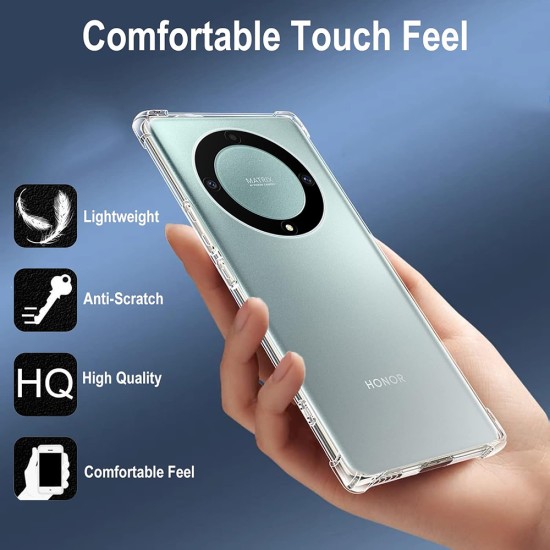 Husa pentru Honor Magic5 Lite - Techsuit Shockproof Clear Silicone - Clear