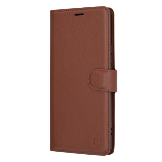 Husa pentru Honor Magic6 Lite - Techsuit Leather Folio - Brown