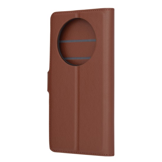 Husa pentru Honor Magic6 Lite - Techsuit Leather Folio - Brown