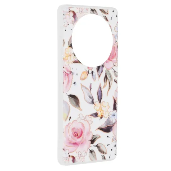 Husa pentru Honor Magic6 Lite - Techsuit Marble Series - Chloe White Husa pentru Honor Magic6 Lite - Techsuit Marble Series - Chloe White