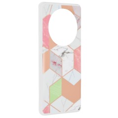 Husa pentru Honor Magic6 Lite - Techsuit Marble Series - Purple Hex Husa pentru Honor Magic6 Lite - Techsuit Marble Series - Purple Hex