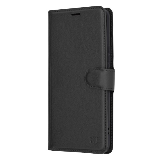 Husa pentru Honor Magic6 Pro - Techsuit Leather Folio - Black