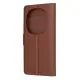 Husa pentru Honor Magic6 Pro - Techsuit Leather Folio - Brown Husa pentru Honor Magic6 Pro - Techsuit Leather Folio - Brown