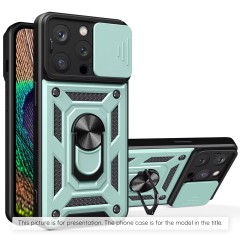 Husa pentru Honor Magic7 Pro - Techsuit CamShield Series - Green Husa pentru Honor Magic7 Pro - Techsuit CamShield Series - Green