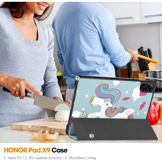 Husa pentru Honor Pad X8a - Techsuit FoldPro - Unicorn Husa pentru Honor Pad X8a - Techsuit FoldPro - Unicorn