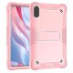 Husa pentru Honor Pad X9 / X8 Pro + Folie - Techsuit Rugged TabShell - Rose Gold