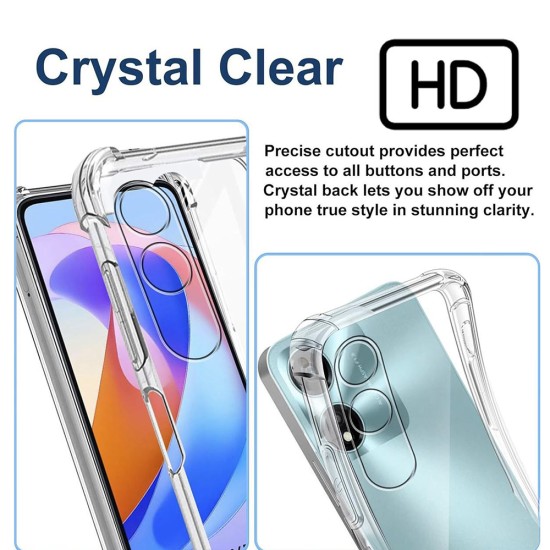 Husa pentru Honor X5 Plus - Techsuit Shockproof Clear Silicone - Clear