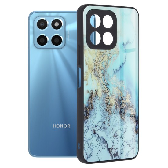 Husa pentru Honor X6 / X8 5G / 70 Lite - Techsuit Glaze Series - Blue Ocean