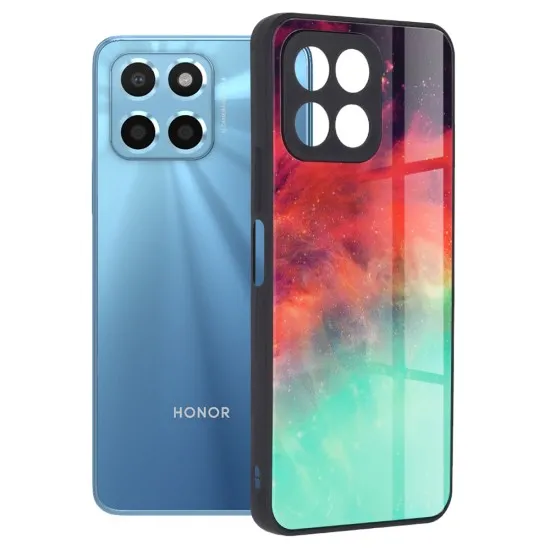 Husa pentru Honor X6 / X8 5G / 70 Lite - Techsuit Glaze Series - Fiery Ocean Husa pentru Honor X6 / X8 5G / 70 Lite - Techsuit Glaze Series - Fiery Ocean
