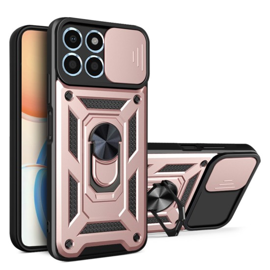 Husa pentru Honor X6a - Techsuit CamShield Series - Rose Gold