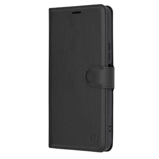 Husa pentru Honor X6a - Techsuit Leather Folio - Black