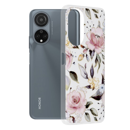 Husa pentru Honor X7 - Techsuit Marble Series - Chloe White