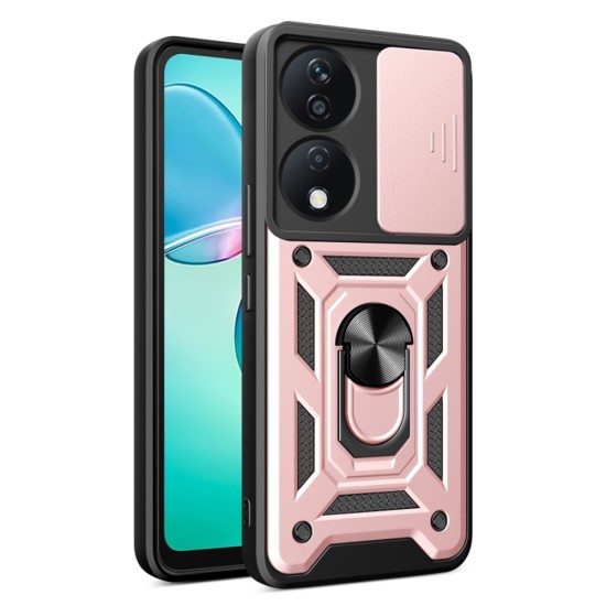 Husa pentru Honor X7b / X7b 5G / 90 SMART - Techsuit CamShield Series - Rose Gold