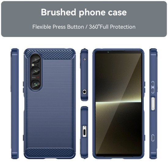 Husa pentru Honor X7b / X7b 5G / 90 SMART - Techsuit Carbon Silicone - Blue