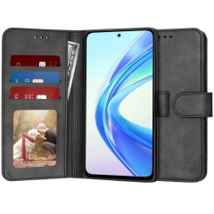 Husa pentru Honor X7b / X7b 5G / 90 SMART - Techsuit Diary Book - Black Husa pentru Honor X7b / X7b 5G / 90 SMART - Techsuit Diary Book - Black
