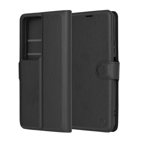 Husa pentru Honor X7b / X7b 5G / 90 SMART - Techsuit Leather Folio - Black