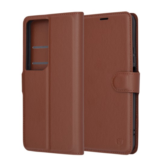 Husa pentru Honor X7b / X7b 5G / 90 SMART - Techsuit Leather Folio - Brown