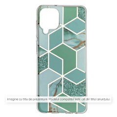 Husa pentru Honor X7b / X7b 5G / 90 SMART - Techsuit Marble Series - Green Hex Husa pentru Honor X7b / X7b 5G / 90 SMART - Techsuit Marble Series - Green Hex