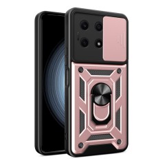 Husa pentru Honor X8a - Techsuit CamShield Series - Rose Gold Husa pentru Honor X8a - Techsuit CamShield Series - Rose Gold