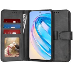 Husa pentru Honor X8a - Techsuit Diary Book - Black Husa pentru Honor X8a - Techsuit Diary Book - Black