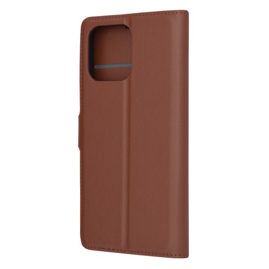 Husa pentru Honor X8a - Techsuit Leather Folio - Brown