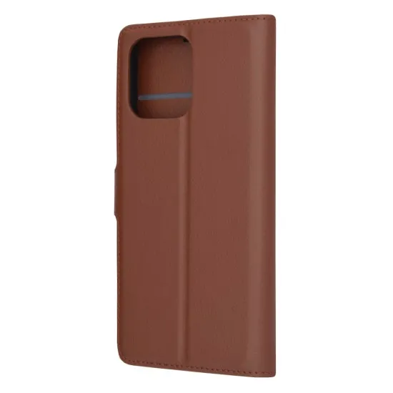 Husa pentru Honor X8a - Techsuit Leather Folio - Brown Husa pentru Honor X8a - Techsuit Leather Folio - Brown