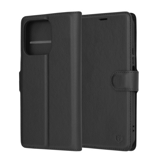 Husa pentru Honor X8b - Techsuit Leather Folio - Black