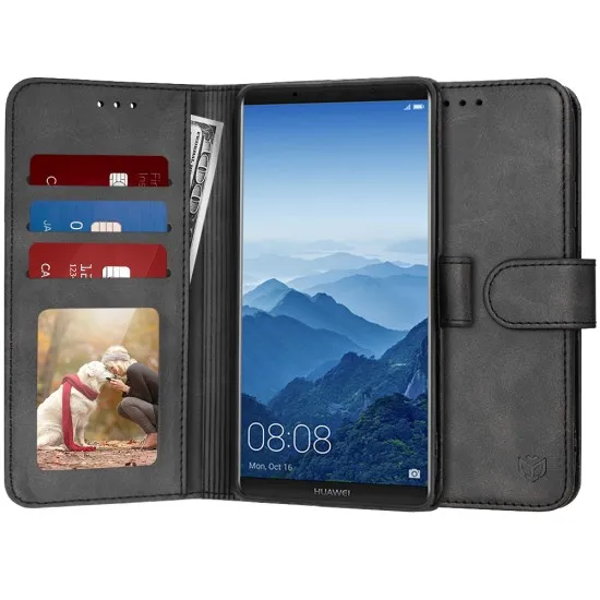 Husa pentru Huawei Mate 10 Pro - Techsuit Diary Book - Black Husa pentru Huawei Mate 10 Pro - Techsuit Diary Book - Black