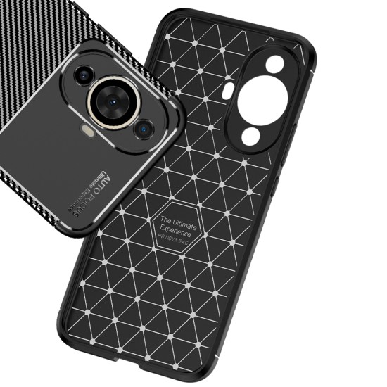 Husa pentru Huawei nova 11 / nova 12s - Techsuit CarbonFiber - Black