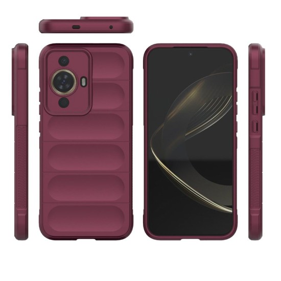 Husa pentru Huawei nova 11 / nova 12s - Techsuit Magic Shield - Bordeaux