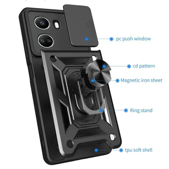 Husa pentru Huawei nova 11 SE / 12 SE - Techsuit CamShield Series - Green Husa pentru Huawei nova 11 SE / 12 SE - Techsuit CamShield Series - Green