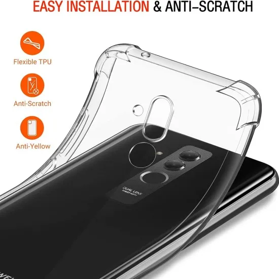 Husa pentru Huawei nova 12i - Techsuit Shockproof Clear Silicone - Clear Husa pentru Huawei nova 12i - Techsuit Shockproof Clear Silicone - Clear