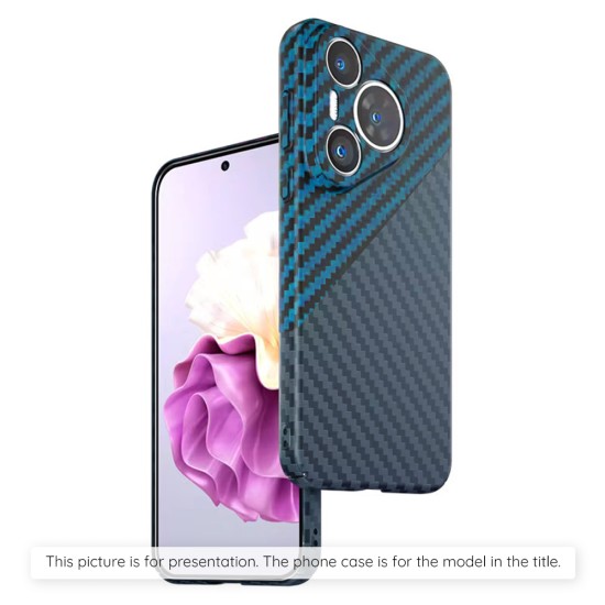 Husa pentru Huawei P20 Lite - Techsuit Carbonite FiberShell - Blue Pulse