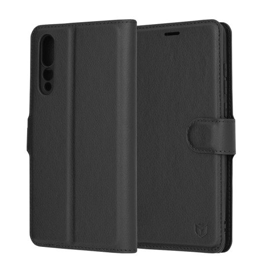 Husa pentru Huawei P20 Pro - Techsuit Leather Folio - Black