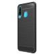 Husa pentru Huawei P30 Lite / P30 lite New Edition - Techsuit Carbon Silicone - Black