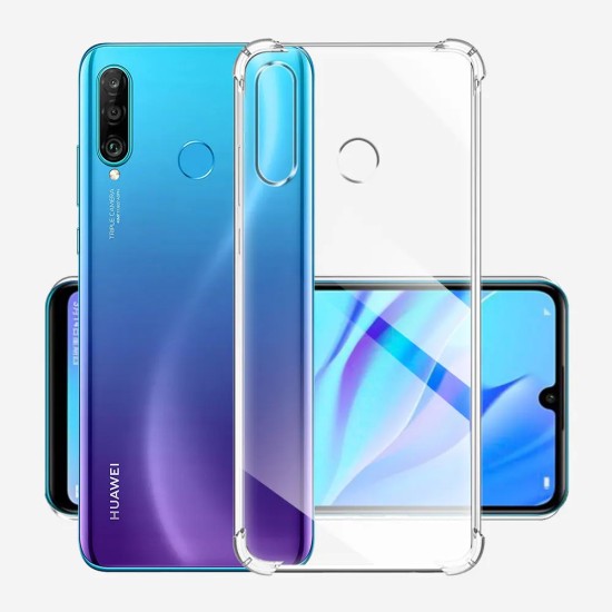 Husa pentru Huawei P30 Lite / P30 Lite New Edition - Techsuit Shockproof Clear Silicone - Clear