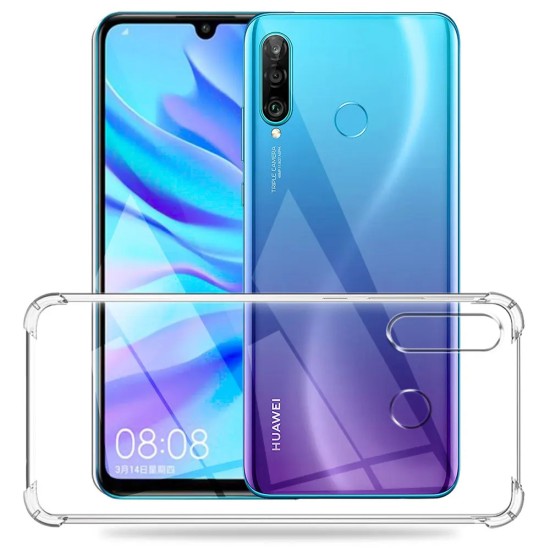 Husa pentru Huawei P30 Lite / P30 Lite New Edition - Techsuit Shockproof Clear Silicone - Clear