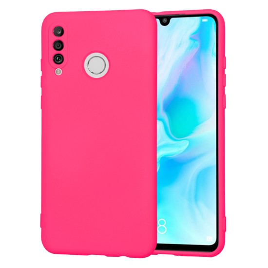 Husa pentru Huawei P30 Lite / P30 Lite New Edition - Techsuit SoftFlex - Hot Pink