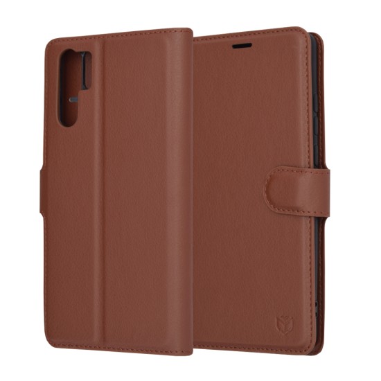 Husa pentru Huawei P30 Pro / P30 Pro New Edition - Techsuit Leather Folio - Brown