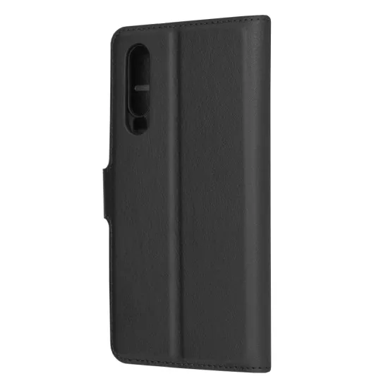 Husa pentru Huawei P30 - Techsuit Leather Folio - Black Husa pentru Huawei P30 - Techsuit Leather Folio - Black