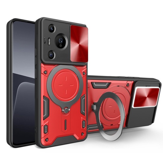 Husa pentru Huawei Pura 70 Pro - Techsuit CamGuard Pro - Red