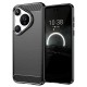 Husa pentru Huawei Pura 70 Pro - Techsuit Carbon Silicone - Black