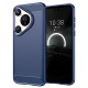 Husa pentru Huawei Pura 70 Pro - Techsuit Carbon Silicone - Blue