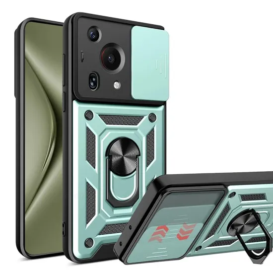 Husa pentru Huawei Pura 70 Ultra - Techsuit CamShield Series - Green