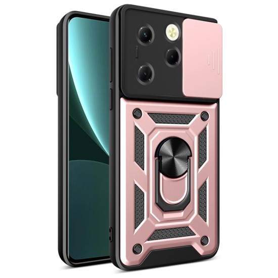 Husa pentru Infinix Hot 40 / 40 Pro / Tecno Spark 20 Pro - Techsuit CamShield Series - Rose Gold