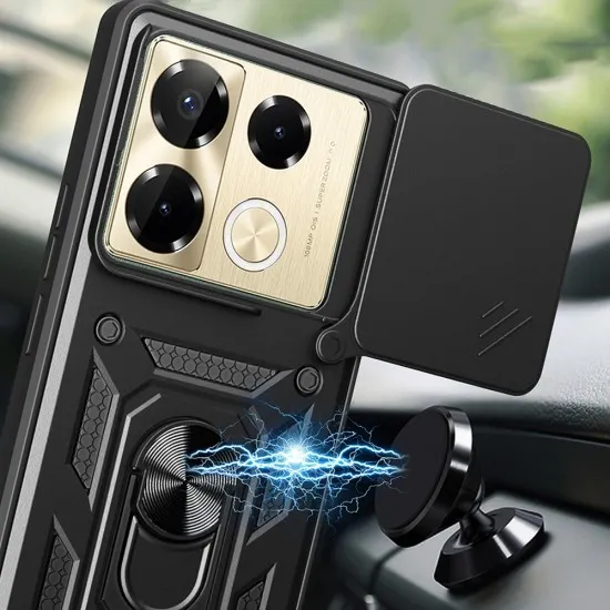 Husa pentru Infinix Note 40 Pro 4G - Techsuit CamShield Series - Black Husa pentru Infinix Note 40 Pro 4G - Techsuit CamShield Series - Black