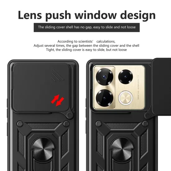 Husa pentru Infinix Note 40 Pro 4G - Techsuit CamShield Series - Black Husa pentru Infinix Note 40 Pro 4G - Techsuit CamShield Series - Black