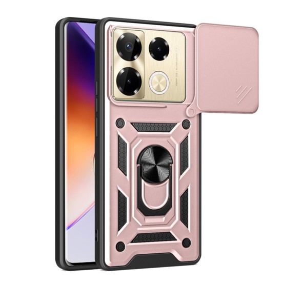 Husa pentru Infinix Note 40 Pro 4G - Techsuit CamShield Series - Rose Gold