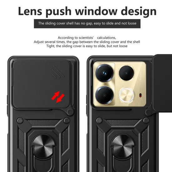 Husa pentru Infinix Note 40 - Techsuit CamShield Series - Black Husa pentru Infinix Note 40 - Techsuit CamShield Series - Black
