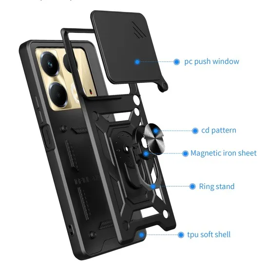 Husa pentru Infinix Note 40 - Techsuit CamShield Series - Black Husa pentru Infinix Note 40 - Techsuit CamShield Series - Black